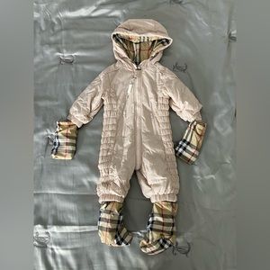 Burberry Baby pink winter ❄️ jumpsuit
